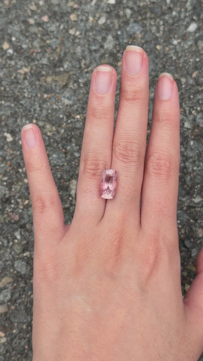Elongated Cushion Tourmaline Capsule