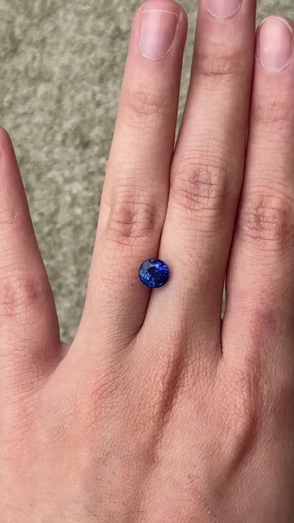 Blue Sapphire (round) - 1.48 ct