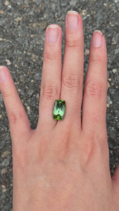 Elongated Cushion Tourmaline Capsule