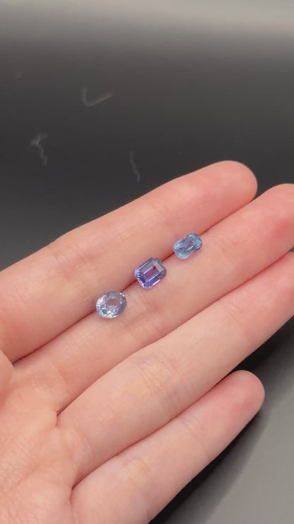 Blue Sapphire - .79 ct Cushion Cut