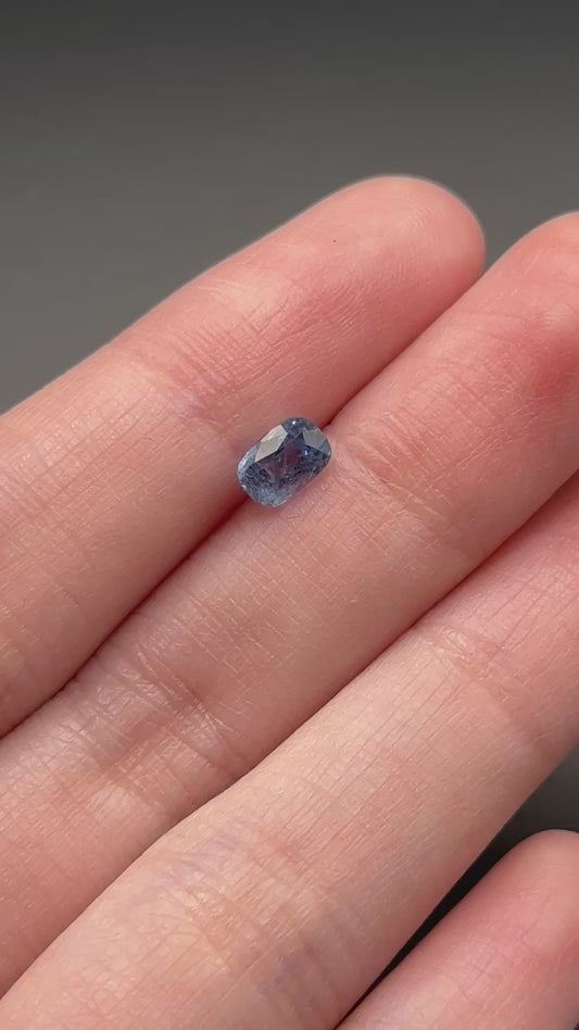 Blue Sapphire - .79 ct Cushion Cut